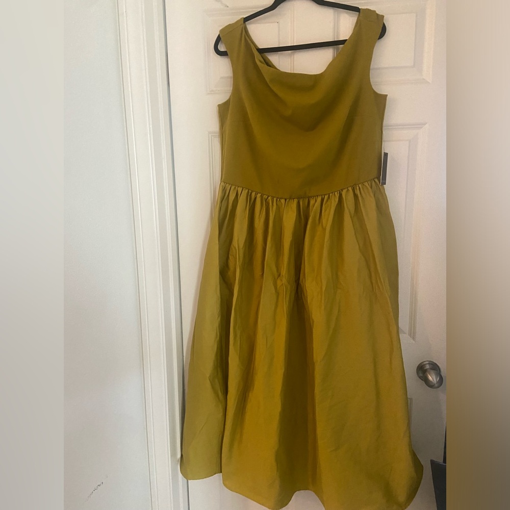 Eloquii Olive Green Maxi Dress